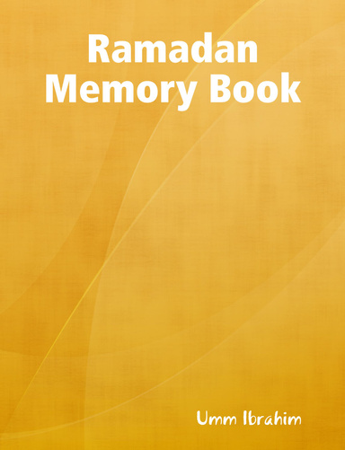 Ramadan Memory Book