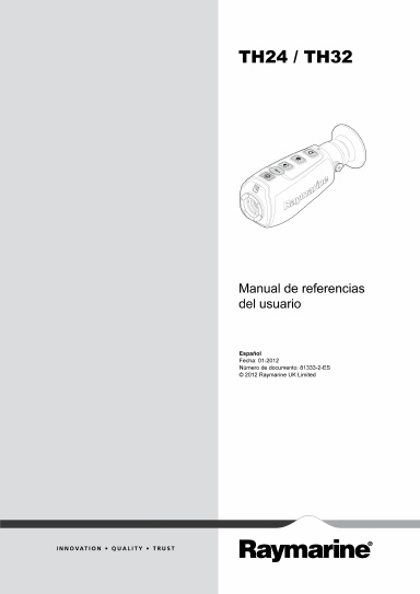 TH-Series TH24 / TH32 Manual de referencias del usuario (81333-2) - Español (ES)