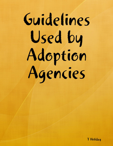 Guidelines Used by Adoption Agencies
