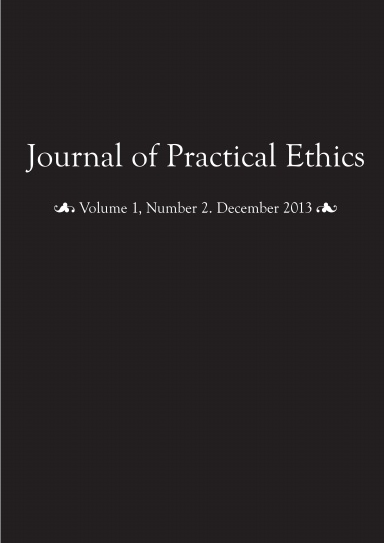 Journal of Practical Ethics 1-2