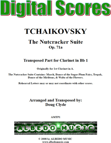 Tchaikovsky Nutcracker Suite - Clarinet in Bb 1