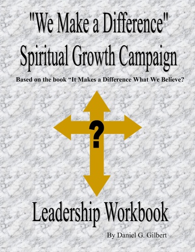 We Make A Difference Leadership Workbook