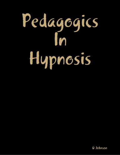 Pedagogics In  Hypnosis