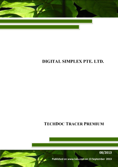 TechDoc Tracer Premium 08/2013