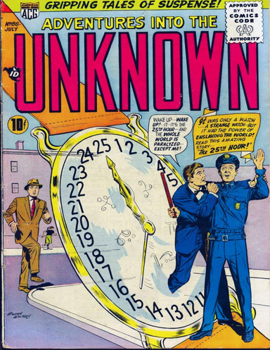 Adventures into the Unknown Number 86 Horror Comic Book