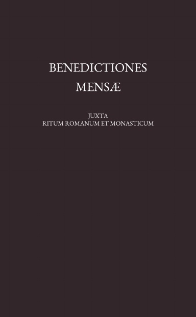 Benedictiones Mensae