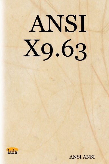 ANSI X9.63