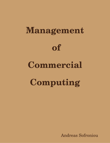 Management of Commercial Computing