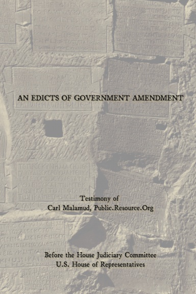 An Edicts of Government Amendment