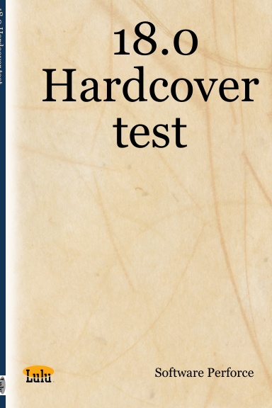 18.0 Hardcover test