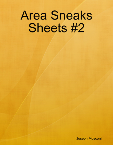 Area Sneaks Sheets #2