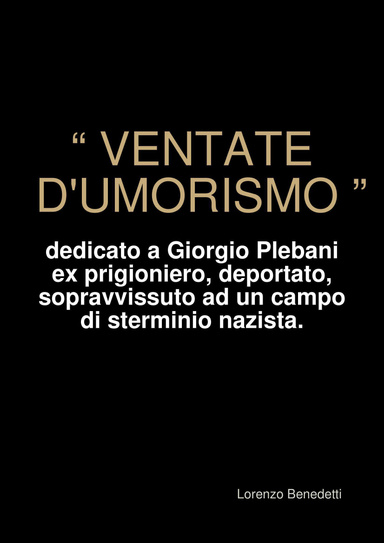 “ VENTATE D'UMORISMO ”