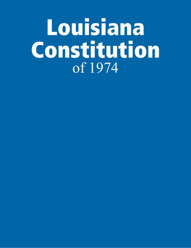Louisiana Constitution