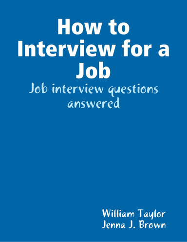 how to interview for a job
