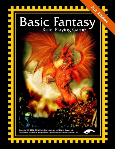 Basic Fantasy RPG Core Rules 3E (perfect bound)