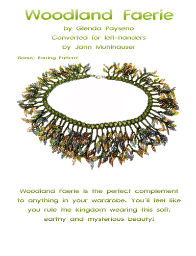 Woodland Faerie Necklace for Left-Handers