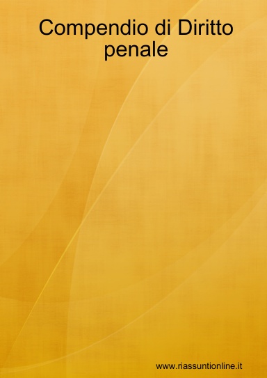 Compendio di Diritto penale