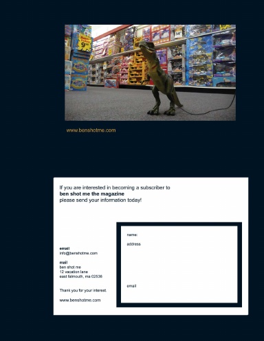 ben shot me issue 1 (print version)