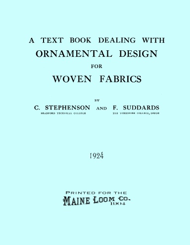 Ornamental Designs for Woven Fabrics