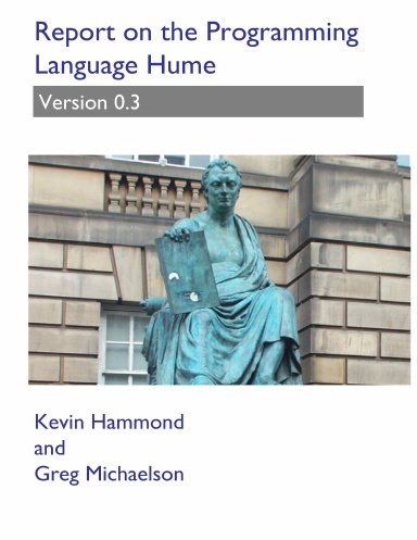 The Hume Language Report, version 0.3