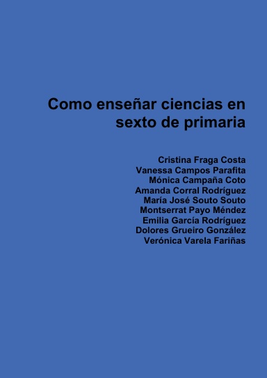 Como enseñar ciencias en sexto de primaria