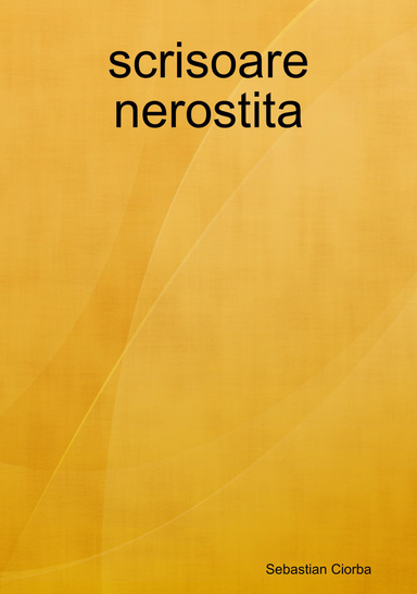 scrisoare nerostita