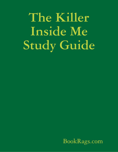 The Killer Inside Me Study Guide