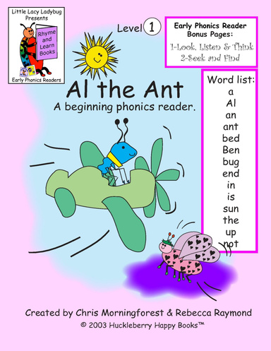 Phonics Level 1 - Al the Ant