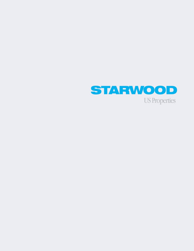 Starwood, A Portfolio (US Properties)