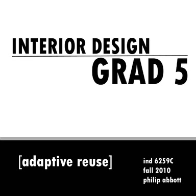 Grad 5 Studio Book - Fall 2010