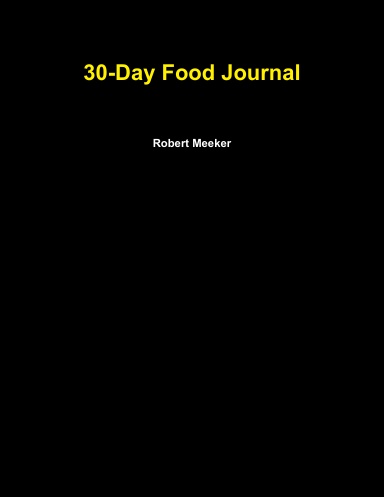 30-Day Food Journal