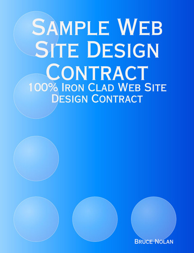 sample webdesign contract