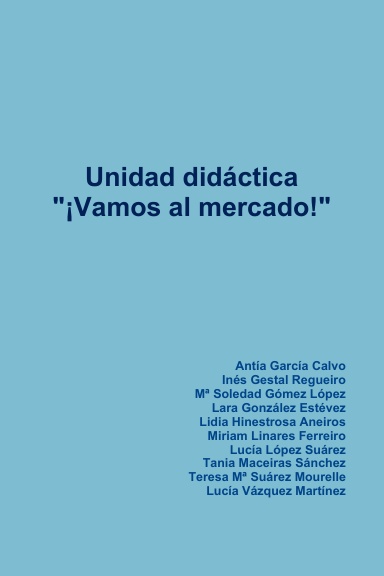 Unidad didáctica "¡Vamos al mercado!"