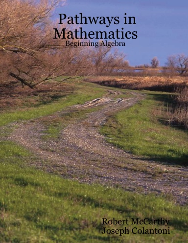 Pathways in Mathematics - Beginning Algebra