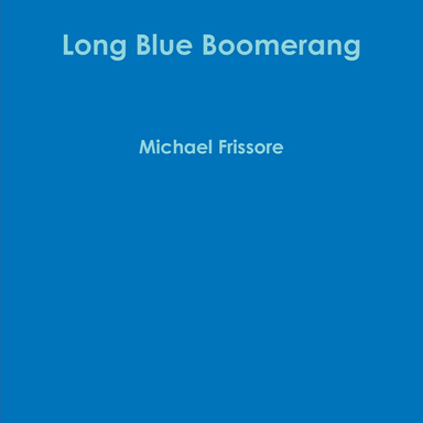 Long Blue Boomerang