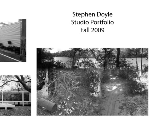 Studio Portfolio Fall 2009