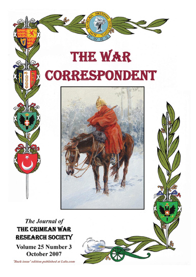 The War Correspondent Vol 25 No.3 October 2007