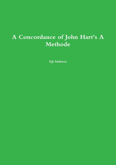 A Concordance of John Hart's A Methode