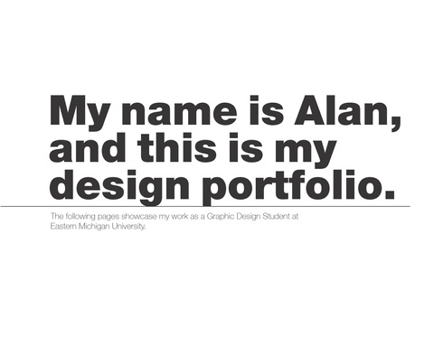 Undergrad Portfolio