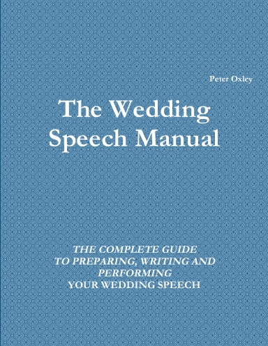 The Wedding Speech Manual