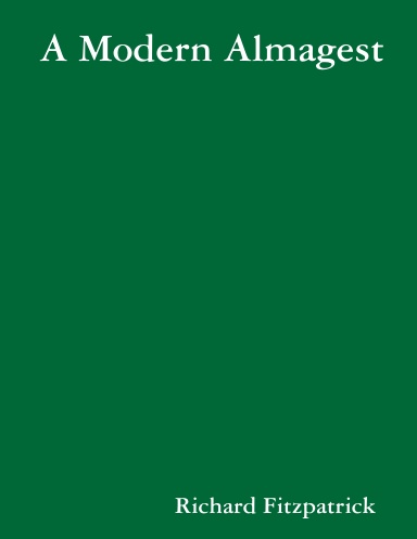 A Modern Almagest
