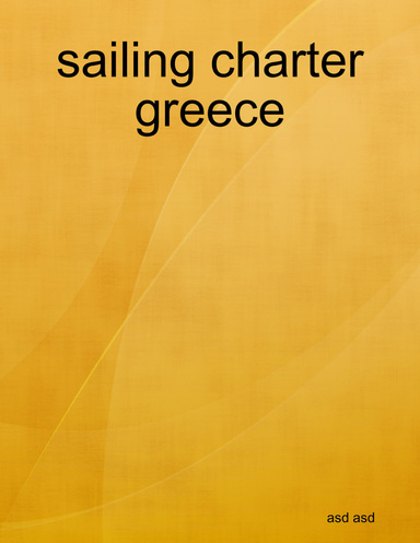 sailing charter greece