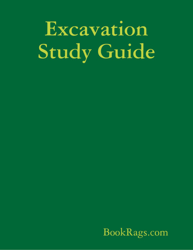 Excavation Study Guide