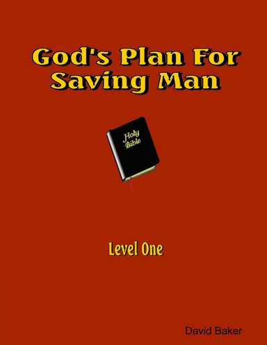 God's Plan forSaving Man