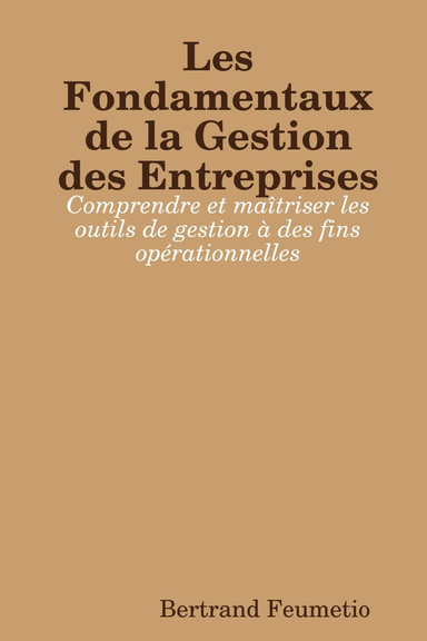 Les Fondamentaux de la Gestion des Entreprises - Comprendre et maîtriser les outils de gestion à des fins opérationnelles