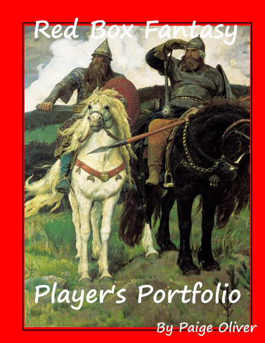 Red Box Fantasy: Player's Portfolio