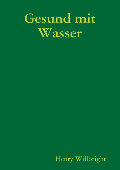 Gesund mit Wasser