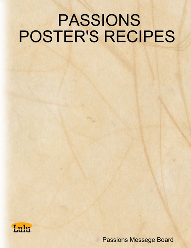 PASSIONS POSTER'S RECIPES