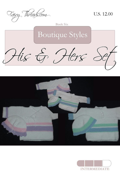His & Hers Baby Crochet Sweater Set
