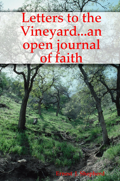Letters to the Vineyard...an open journal of faith